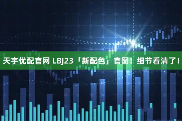 天宇优配官网 LBJ23「新配色」官图！细节看清了！